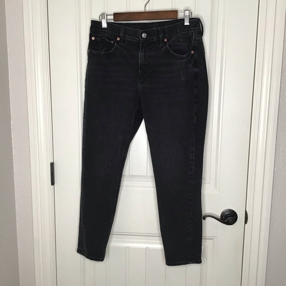 American Eagle 90’s Skinny Jeans in Black Size 8 X-Short. - Picture 2 of 10